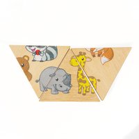 Развивающая игра Десятое королевство Зверюшки. Занимательные треугольники 00781