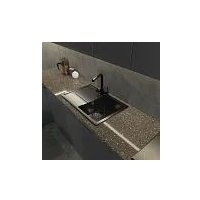 Кухонная мойка GranFest Quadro 780L (черный)