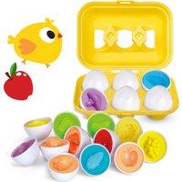 Сортер Baby Toys Овощи и фрукты Яйца 70083 (6 шт)