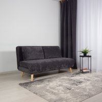 Диван DiArt Элли 1500 (велюр Sensey graphite/ножки светлые)