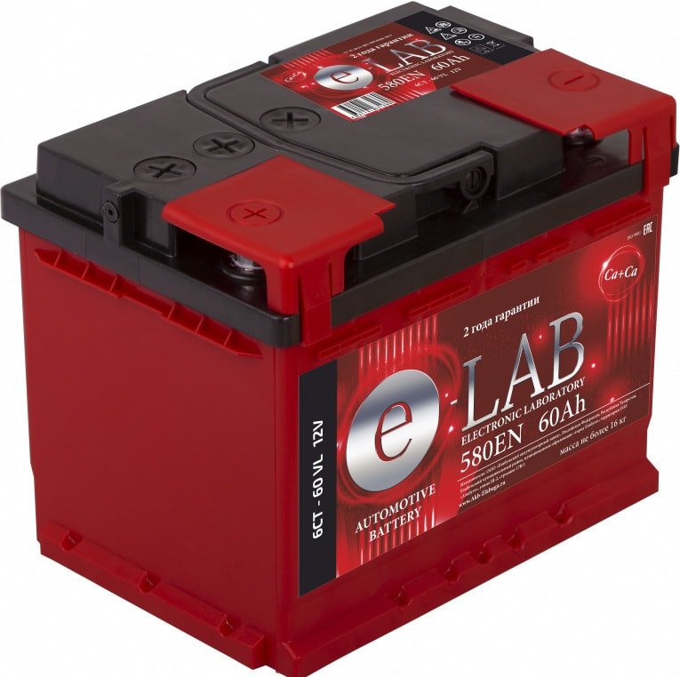 

Автомобильный аккумулятор E-Lab 6СТ-60VL (60 А·ч)