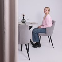 Кухонный стол Lepremo AV 1106 МДФ раздвижной D1000-1350x750 (Ароза светлая/черный)