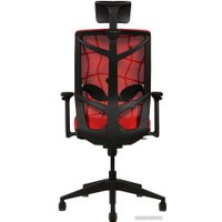 Офисное кресло Chair Meister Nature II 3D с подлокотниками слайдер (черный/красный)