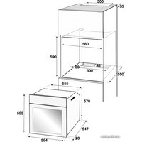 Электрический духовой шкаф BEKO BIM 24301 ZGCS