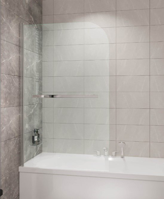 

Стеклянная шторка для ванны Grossman GR-104 150х80