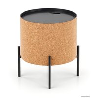 Журнальный столик Halmar Sasha 38x43 (натуральный/черный)