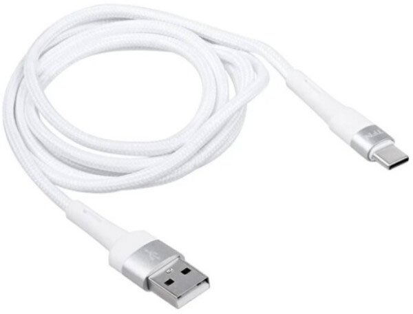 

Кабель TFN TFN-С-ENV-AC1MWH USB Type-A - USB Type-C (1.2 м, белый)