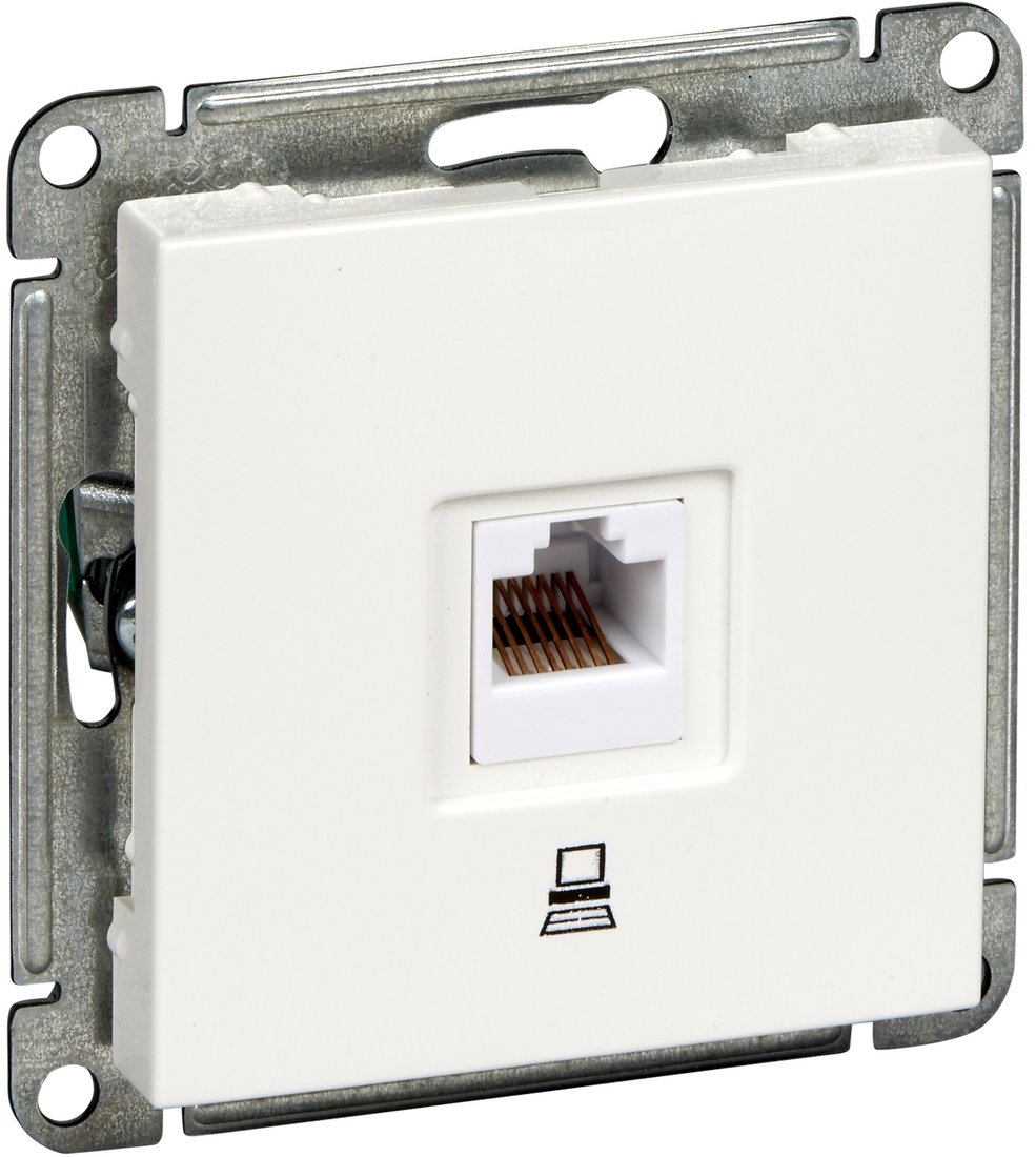 

Розетка компьютерная Systeme Electric W59 RSI-152K5E-4-86