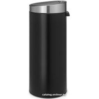 Мусорное ведро Brabantia Touch Bin New 30 л (черный/стальной)