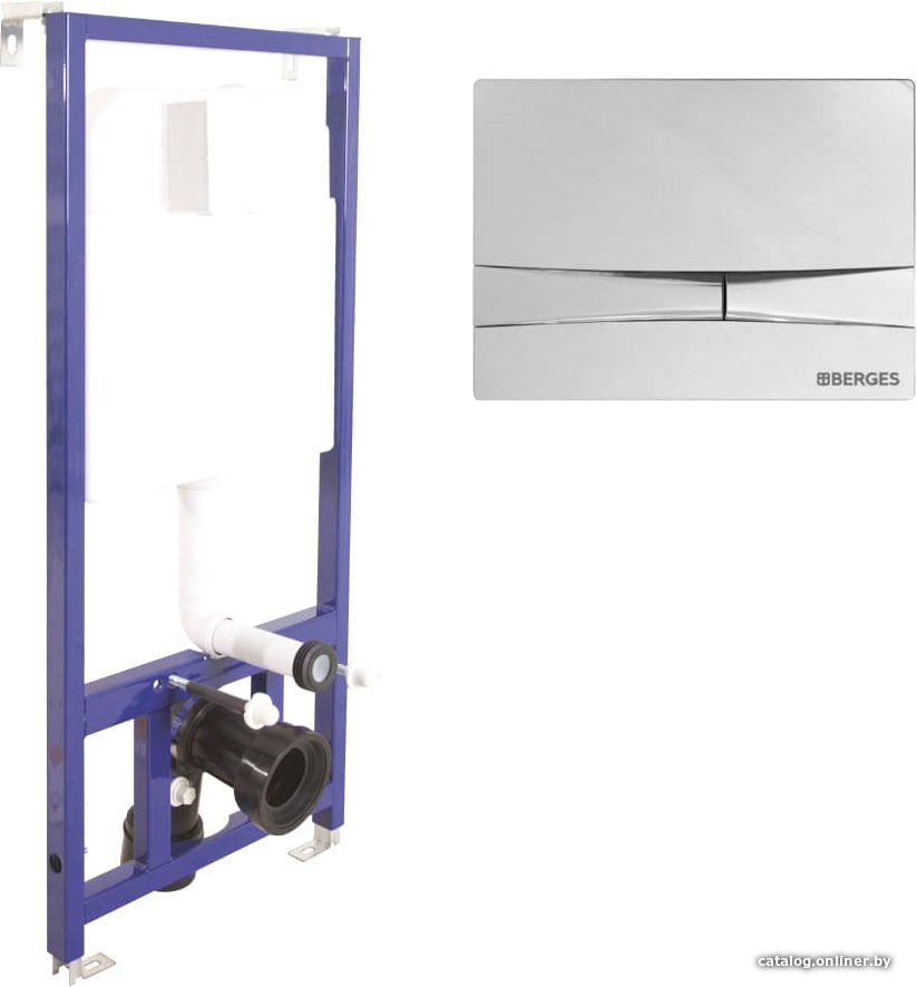 Инсталляция для унитаза Berges Wasserhaus Novum 525 F3 040000+040053