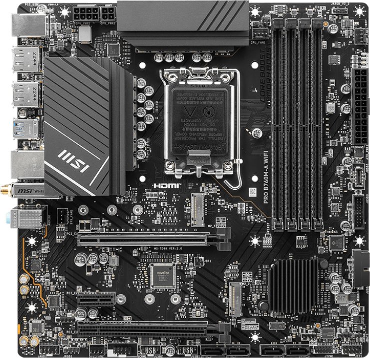 

Материнская плата MSI Pro B760M-A WiFi