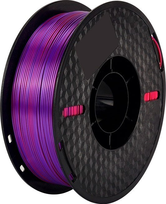 

Пластик Kingroon PLA Tri Color Silk 1.75мм NSC027 (1кг, Red/Golden/Purple)