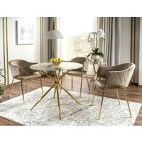 Кухонный стол Signal Azalia ceramic AZALIABZLFI90 (белый/золотой)