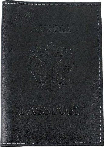 

Обложка для паспорта Poshete 604-117K/NPK-BGN (черный)