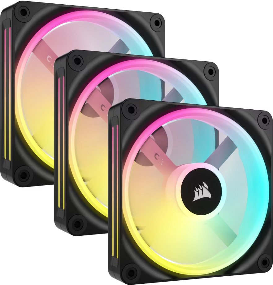 

Комплект вентиляторов для корпуса с контроллером Corsair iCUE LINK QX120 RGB Triple Pack + Hub CO-9051002-WW