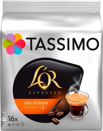 Кофе в капсулах Tassimo L'OR Espresso Delizioso 16 шт