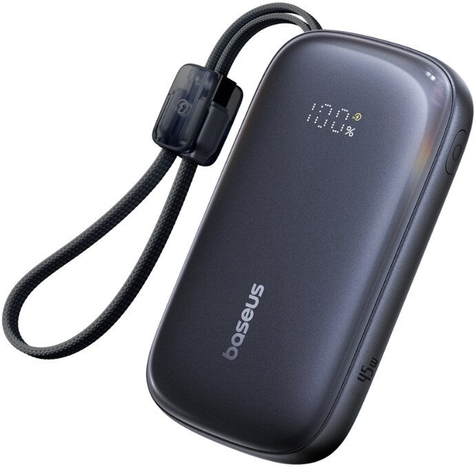 Внешний аккумулятор Baseus EnerFill FC21 Qpow 3 Ultra 10000mAh 45W (черный)