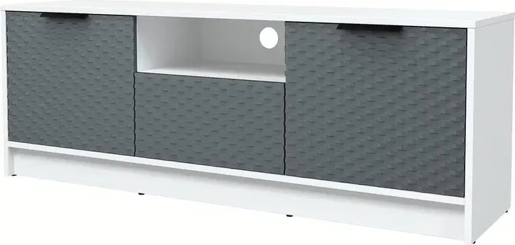 

Тумба Интерлиния ТВ Концепт КТ-ТВ3-50 Техно (белый платинум/серый)