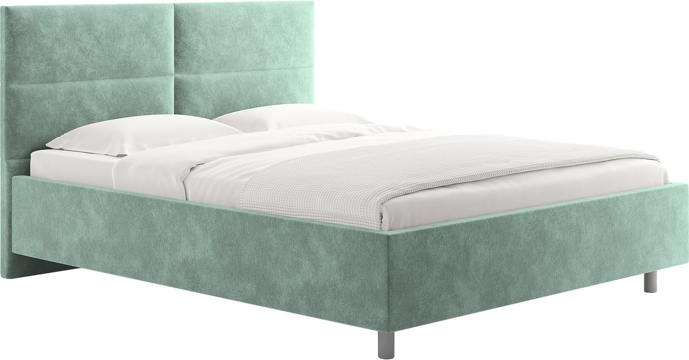 Кровать Сонум Omega 160x200 (микровелюр селадон)