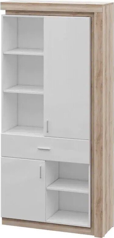 

Шкаф распашной Ижмебель Люмен 23 (дуб сакраменто/белый снег)