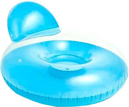 

Надувной матрас Intex Pillow-Back Longes 58889 (голубой)