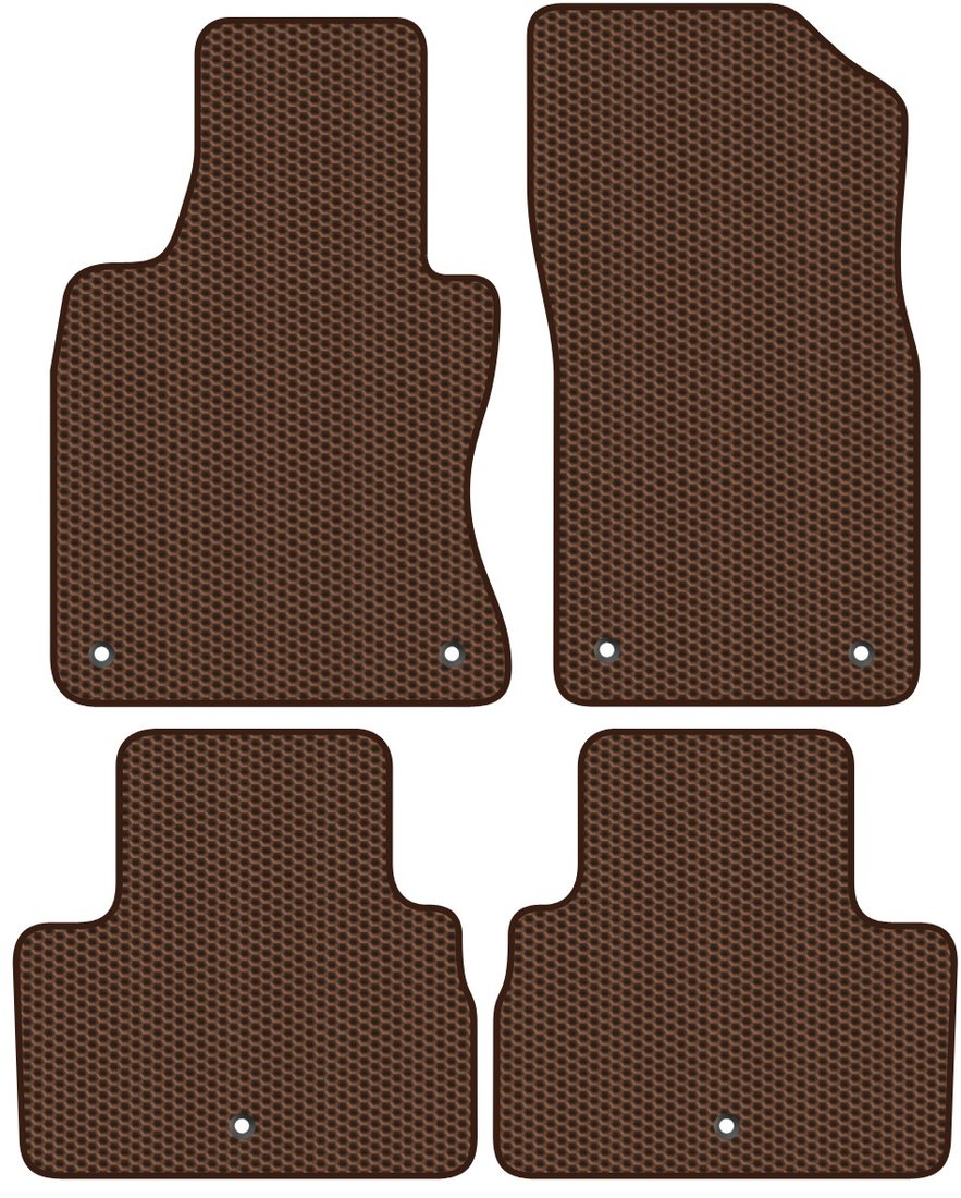 

Комплект ковриков для авто Alicosta Infiniti Q60 V (купе / СV37 Купэ) 2016 - Н.В. (коричневый, сота)