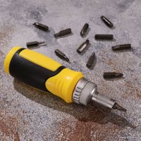 Набор отвертка с битами Rexant 12-4778 (13 предметов)