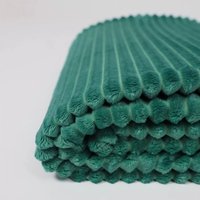 Плед Loon Лайнз 200х220 (темно-зеленый)