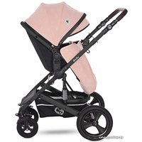 Универсальная коляска Lorelli Boston 2021 (2 в 1, розовый, звезды)
