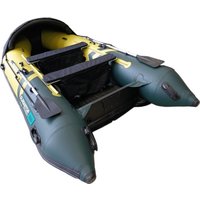 Моторно-гребная лодка Gladiator E380PRO BSM5034 (желтый/темно-зеленый)