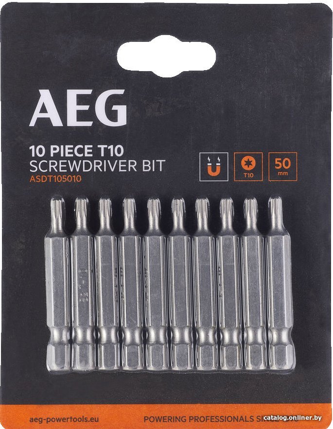 Набор бит AEG Powertools 4932479521 (10 шт)