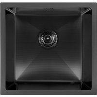 Кухонная мойка ARFEKA ECO AR 450*450 BLACK PVD NANO DECOR MILLET GRAINS