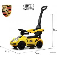 Каталка RiverToys F005FF-P (желтый)