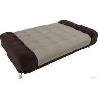 Диван Лига диванов Анна 110691 (рогожка, корфу 02/коричневый)