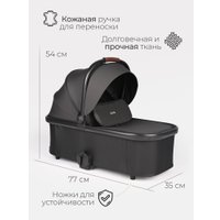 Универсальная коляска Tomix Selena 2в1 P02 (черный)