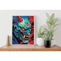 Картина по номерам PaintLine Японский демон PL-00202