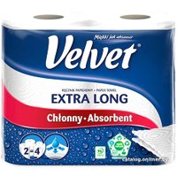 Бумажные полотенца Velvet Extra Long (2 слоя, 2 рулона)