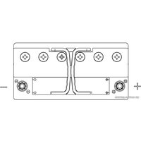 Автомобильный аккумулятор AutoPart Galaxy Gold Ca-Ca 602-560 (102 А/ч)
