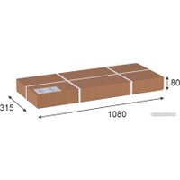 Стойка для одежды Мебелик Костюмная галант 321 (металлик/белый)