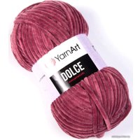 Пряжа для вязания Yarnart Dolce 100% микрополиэстер 100 г (120 м, сухая роза)