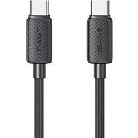 Кабель Usams US-SJ696 USB Type-C - USB Type-C (2 м, черный)