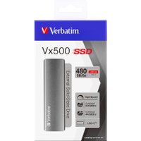 Внешний накопитель Verbatim Vx500 1TB 47444
