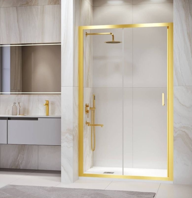 

Душевая дверь RGW PA-14Gb 41081418-016 (золото браш/прозрачное стекло)