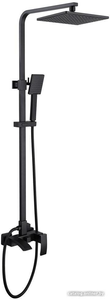 Душевая система  Abber Wasserfall AF8616B (черный матовый)