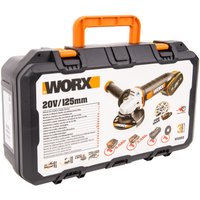 Угловая шлифмашина Worx WX803 (с 2-мя АКБ, кейс)