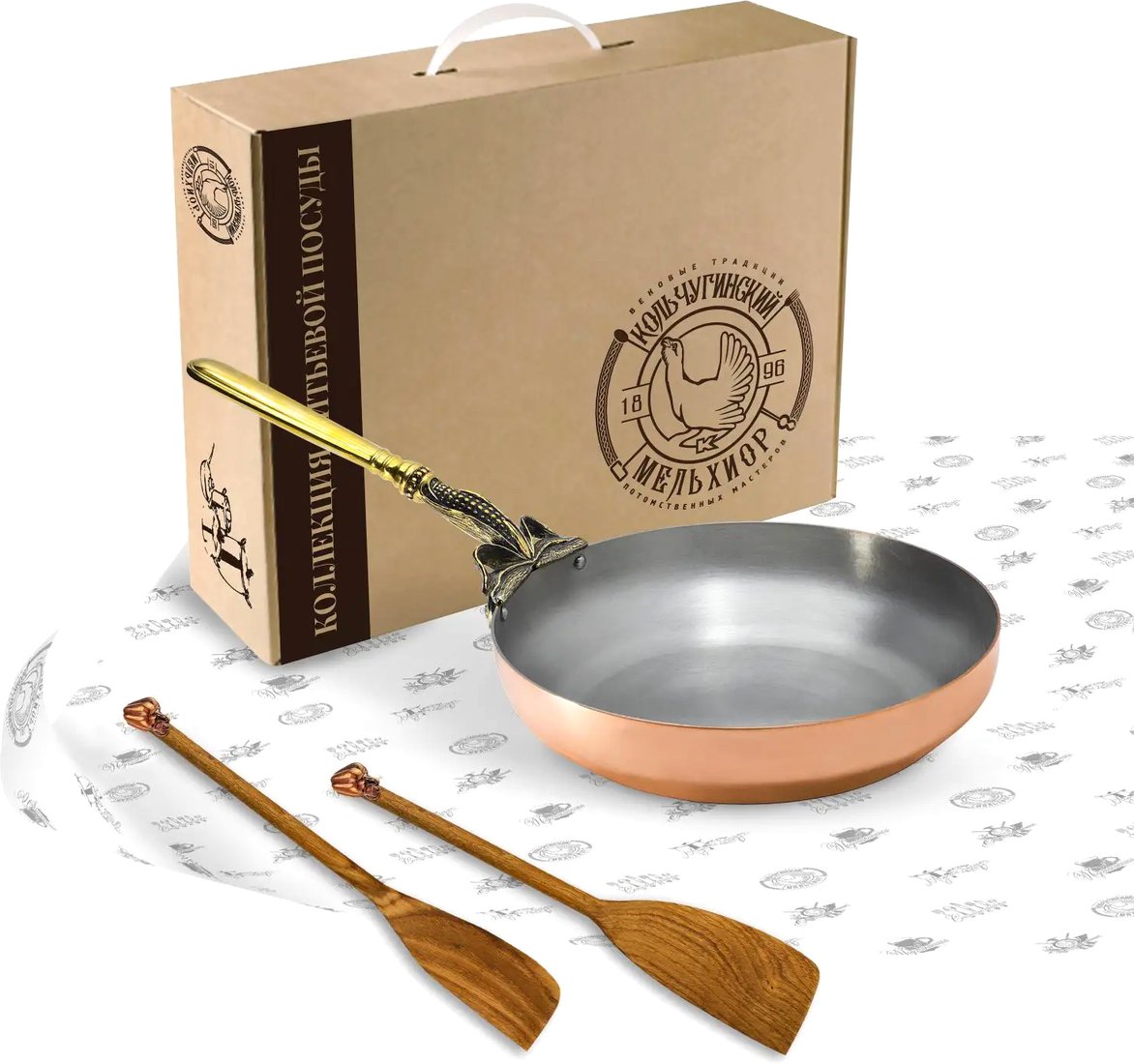 

Сковорода Кольчугинский мельхиор Кукуруза КМ19950306