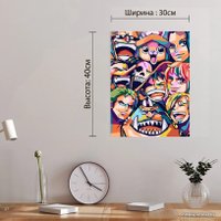 Картина по номерам Red Panda Ван Пис Пираты p54426