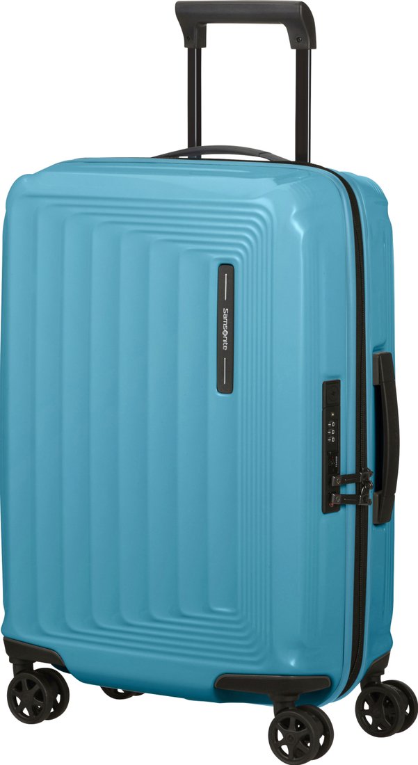 

Чемодан-спиннер Samsonite Nuon Metallic Ocean Blue 55 см