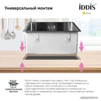 Кухонная мойка IDDIS Edifice EDI54G0i77