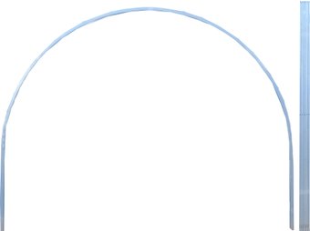 Секция для теплицы КомфортПром 3.3х2м(0.67) без поликарбоната 10014093